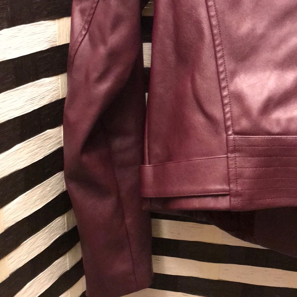 VGUC Michael Kors Leather Moto Jacket - Picture 5 of 7
